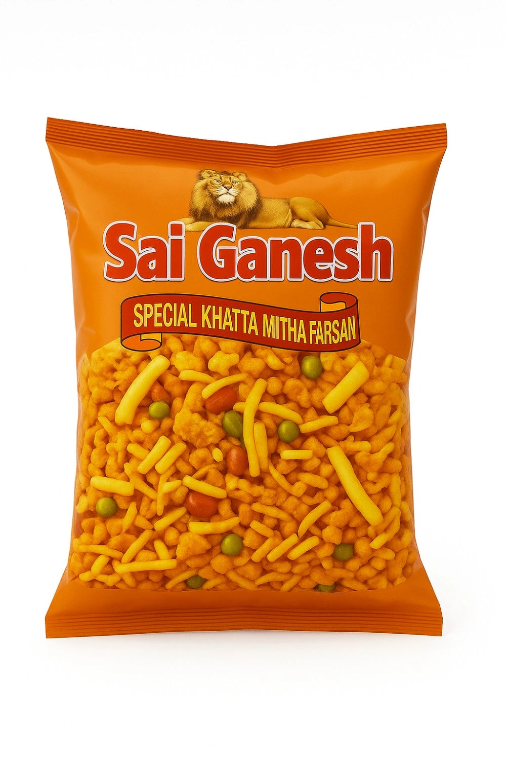 Sai Ganesh Special Khatta Mitha Farsan 500gm, (Farsan/Farsana/Namkeen/Mixture/Chana Chur)