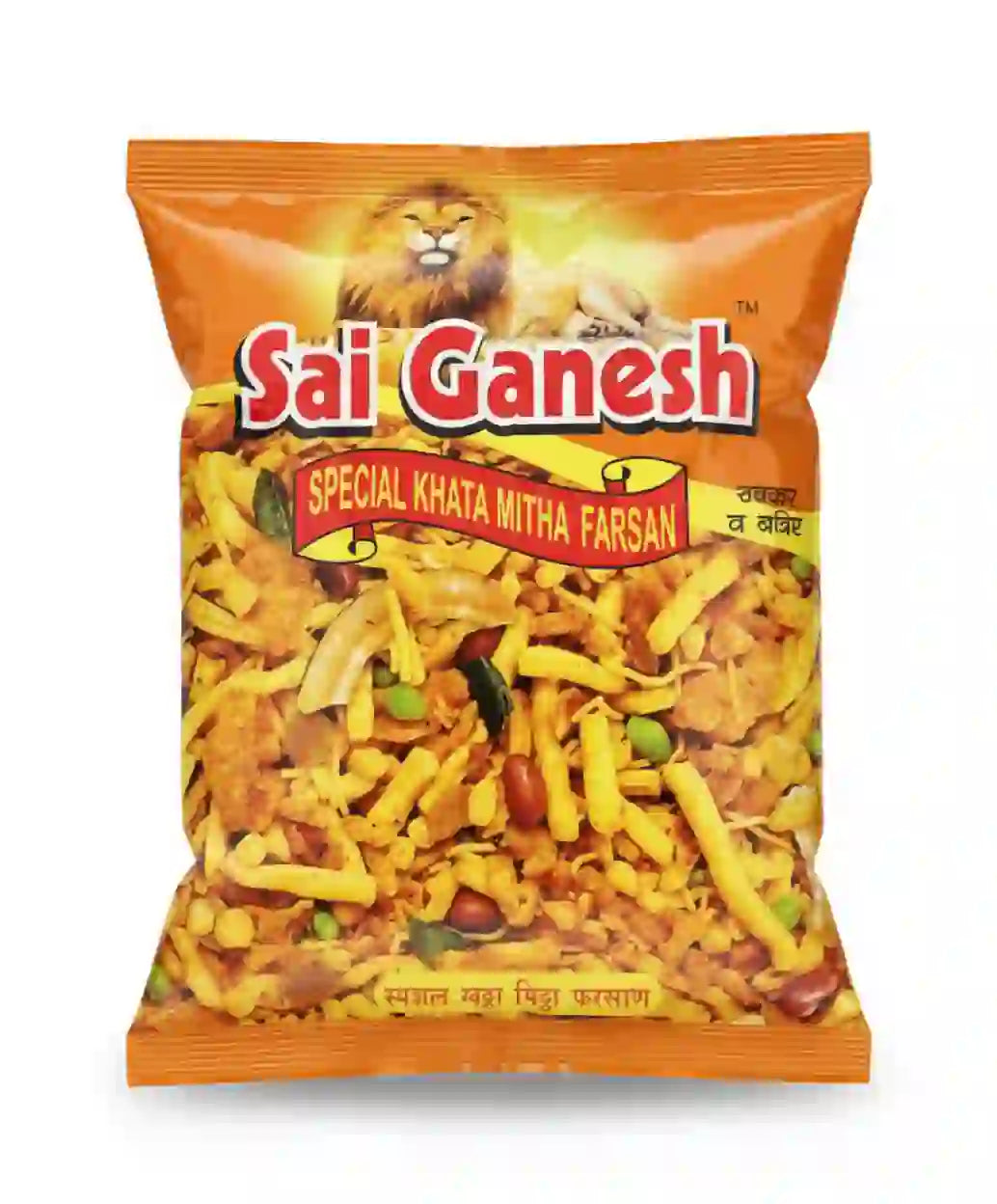 Sai Ganesh Special Khatta Mitha Farsan 500gm, (Farsan/Farsana/Namkeen/Mixture/Chana Chur)